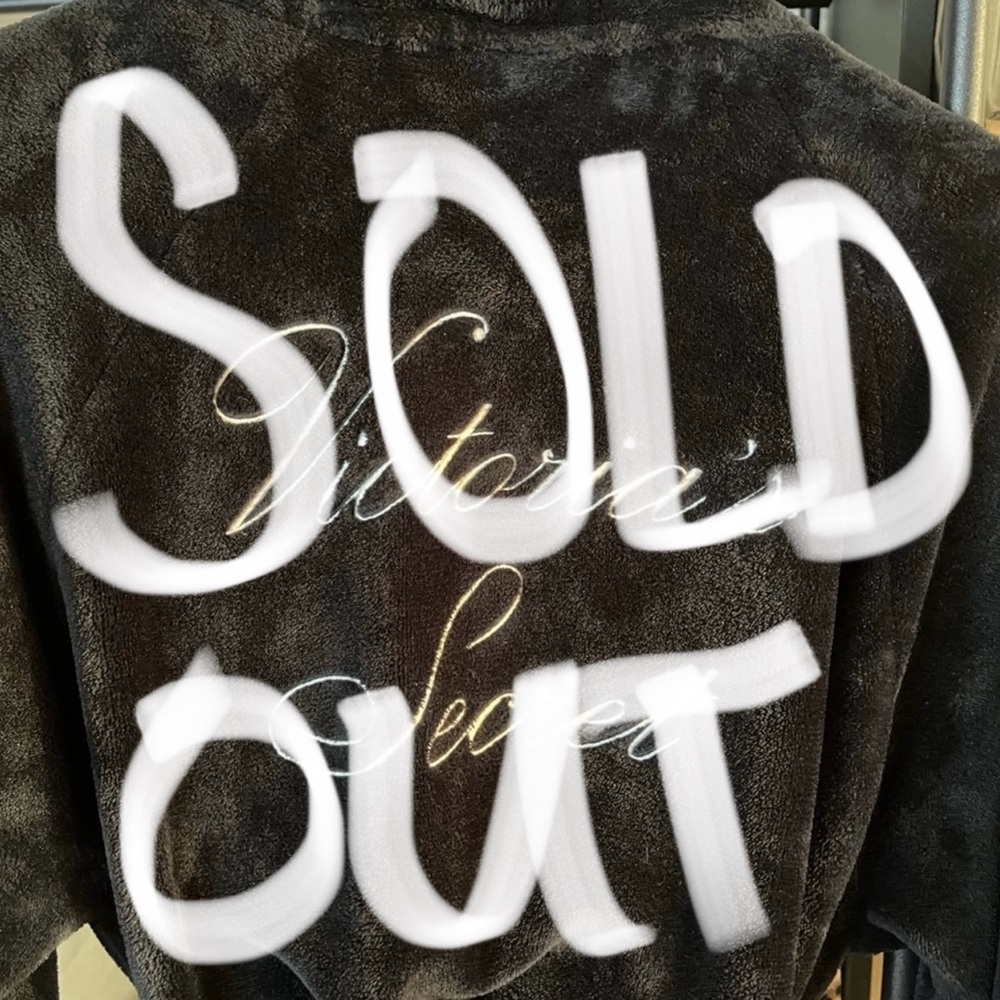 Victoria's Secret Black Robe